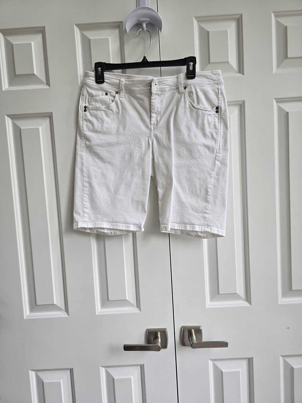 Tommy Bahama White Denim Bermuda Shorts